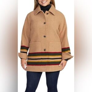 NWT Pendleton Wool Topper Coat